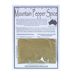 Mountain Pepper Recipe Card & Sachet Approx 3g