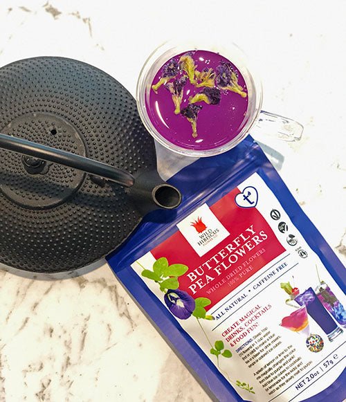 Whole Butterfly Pea Flowers 57g | Gingle Bells Gin