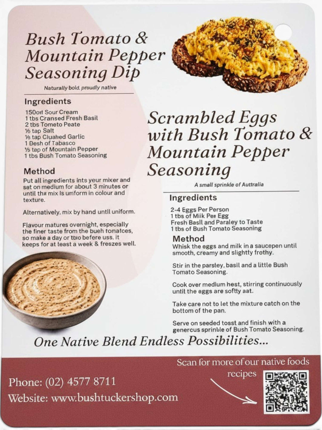 Bush Tomato &amp; Mountain Pepper Seasoning