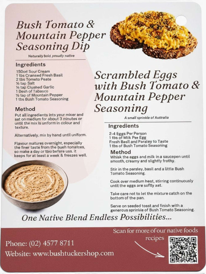 Bush Tomato &amp; Mountain Pepper Seasoning
