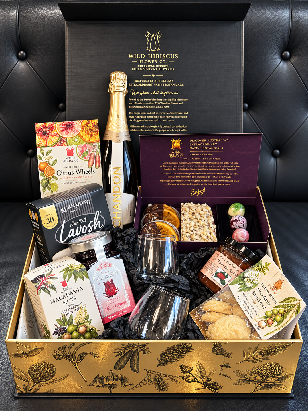 Something bubbly. Something delicious. Something for two.