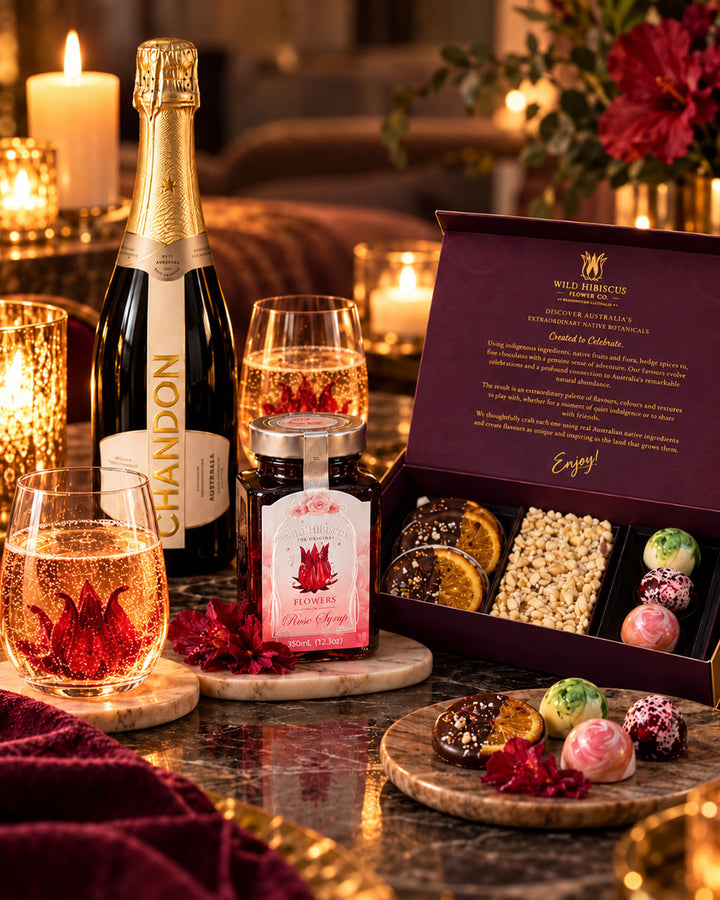 Something bubbly. Something delicious. Something for two.