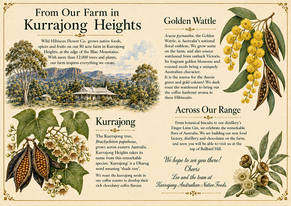 Kurrajong &amp; Wattleseed Shortbread 125g