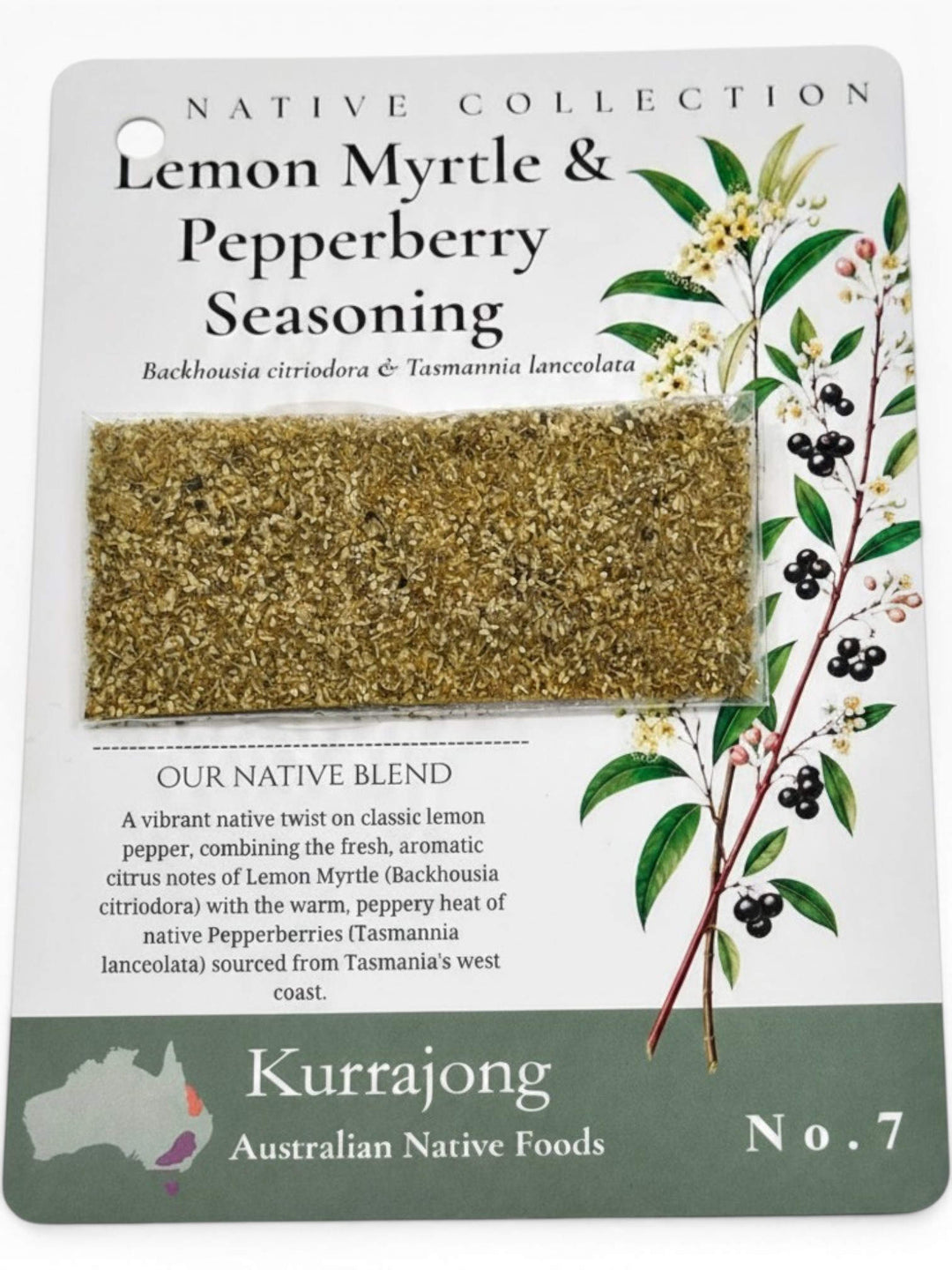 Lemon Myrtle Native Pepper Seasoning