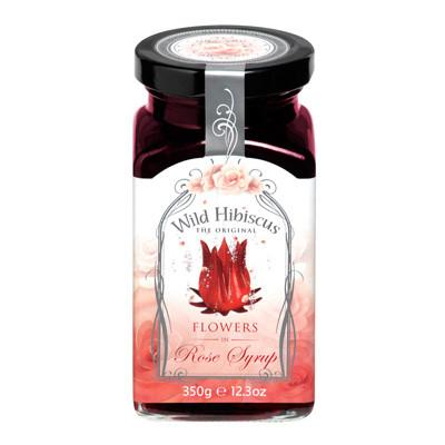 Wild Hibiscus Flowers in Rose Syrup