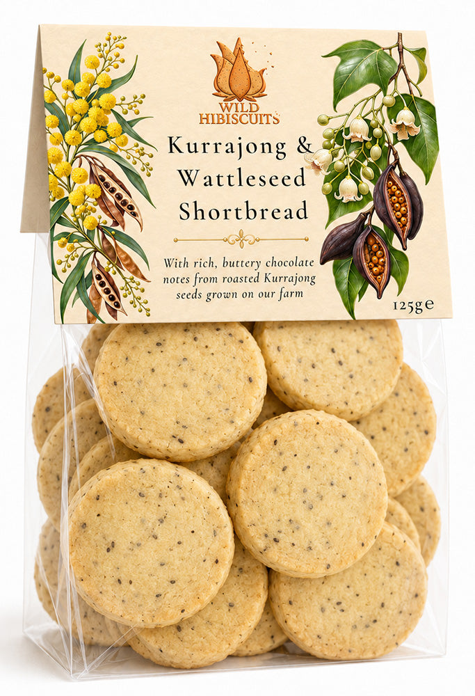 Kurrajong &amp; Wattleseed Shortbread 125g