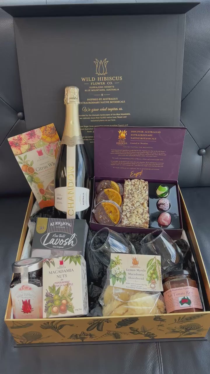 Something bubbly. Something delicious. Something for two.