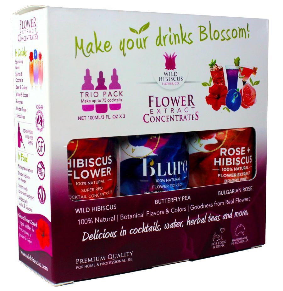 Flower Extracts Trio 3 x 100ml