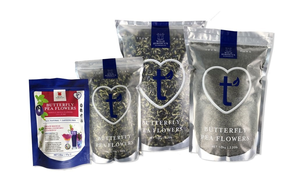 Butterfly Pea Flowers Dried (Bulk)