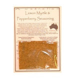 Lemon Myrtle Native Pepper Seasoning Recipe Card & Sachet Approx 3g