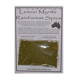 Lemon Myrtle Spice Recipe Card & Sachet Approx 3g